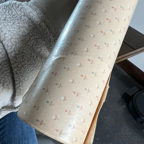 Vintage Wallpaper Pastel Flowers Tulip Ginger Tree Designs VTG 56 Sq Ft - Picture 13 of 13